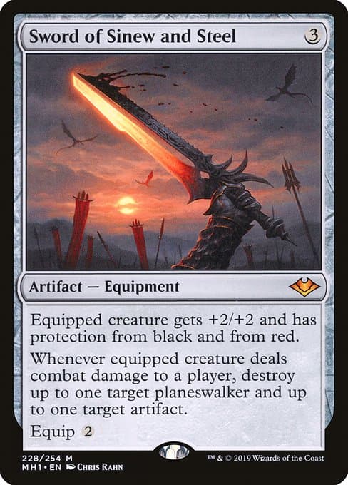 Sword of Sinew and Steel from Modern Horizons (Mythic)
