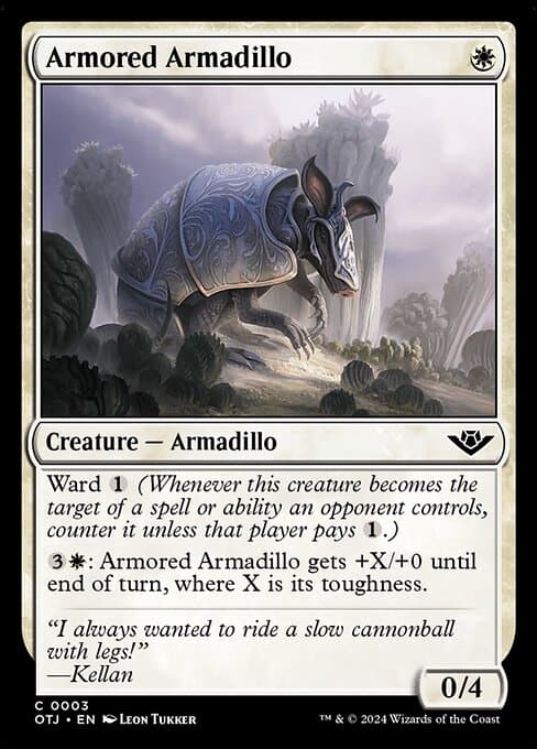 Armored Armadillo from Outlaws of Thunder Junction (Common)