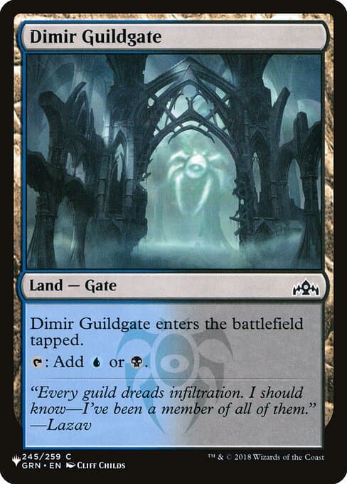 Dimir Guildgate from The List (Common)