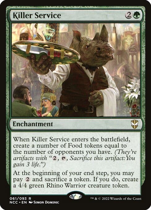 Killer Service from New Capenna Commander (Rare)