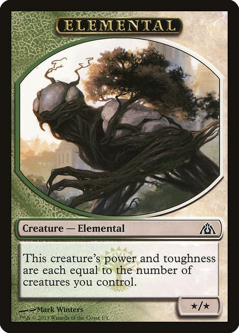 Elemental from Dragon's Maze Tokens (Common)