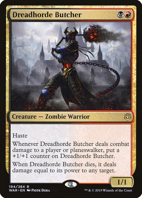 Dreadhorde Butcher from War of the Spark (Rare)