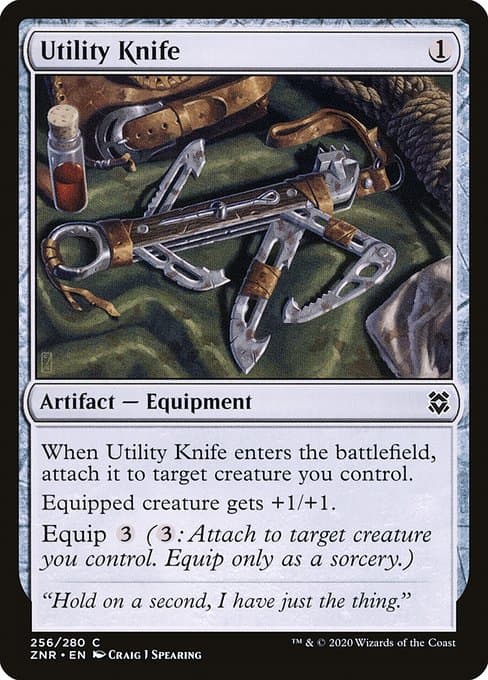 Utility Knife from Zendikar Rising (Common)