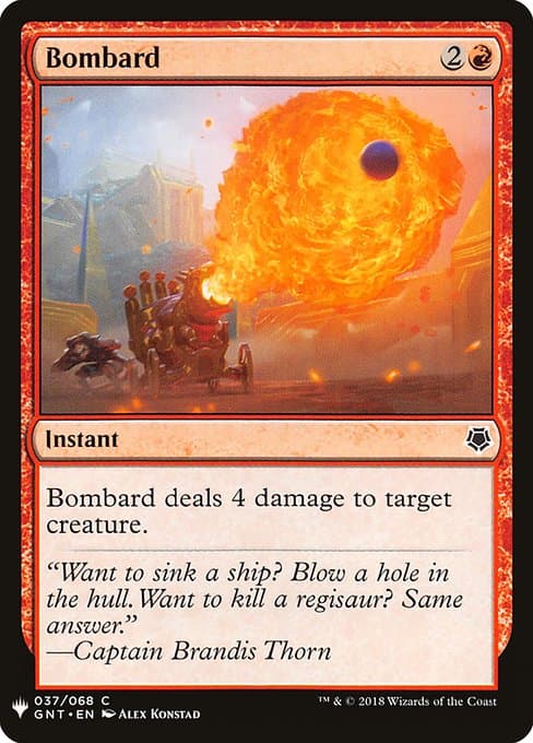 Bombard from The List (Common)