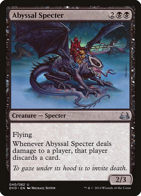 Abyssal Specter from Duel Decks Anthology: Divine vs. Demonic (Uncommon)