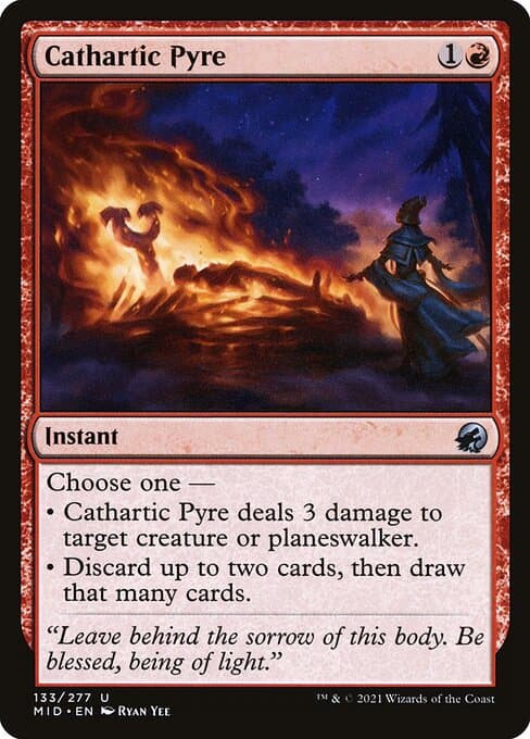 Cathartic Pyre from Innistrad: Midnight Hunt (Uncommon)