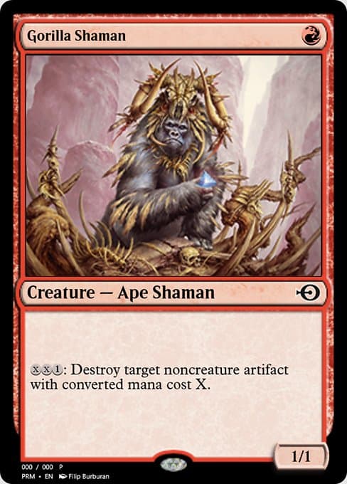 Gorilla Shaman from Magic Online Promos (Common)