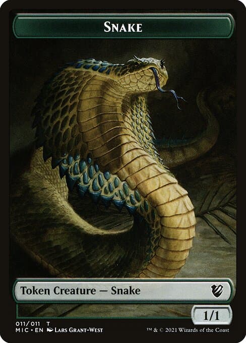 Snake from Midnight Hunt Commander Tokens (Common)
