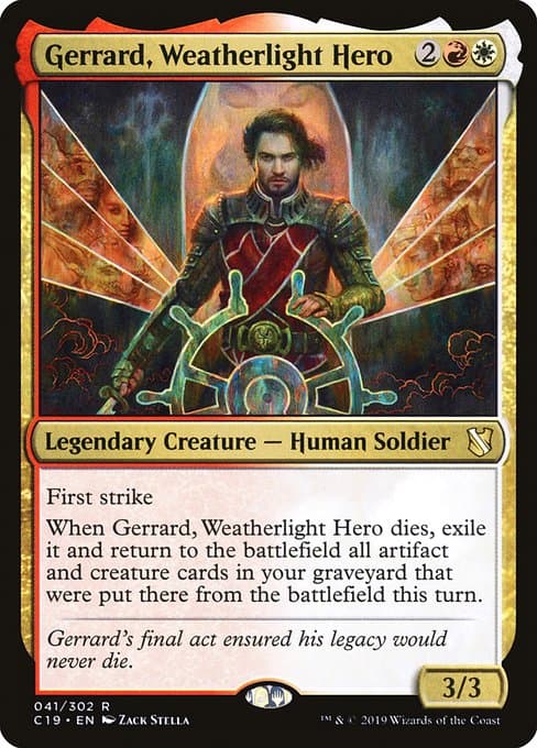 Gerrard, Weatherlight Hero (Rare)
