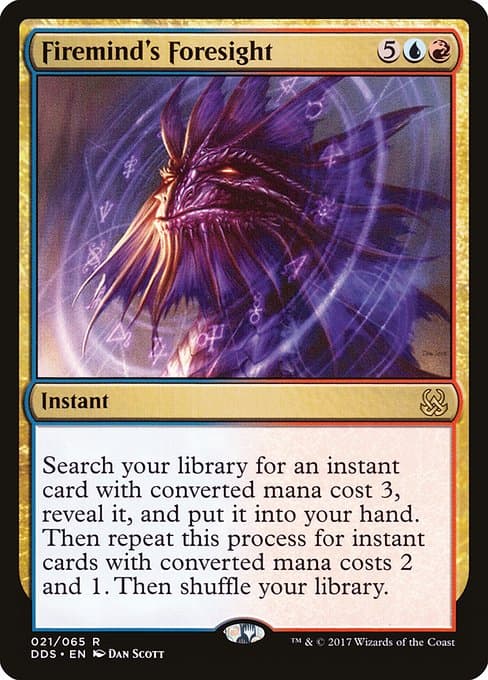 Firemind's Foresight from Duel Decks: Mind vs. Might (Rare)