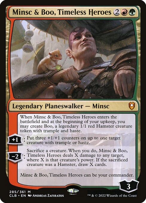 Minsc & Boo, Timeless Heroes from Commander Legends: Battle for Baldur's Gate (Mythic)