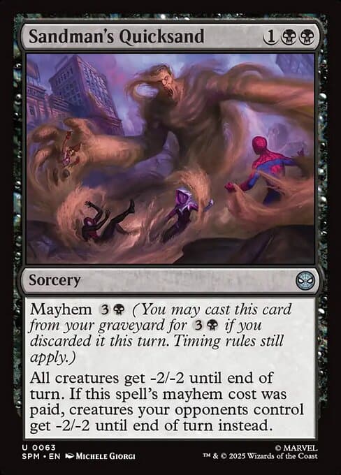 Sandman's Quicksand from Marvel's Spider-Man (Uncommon)