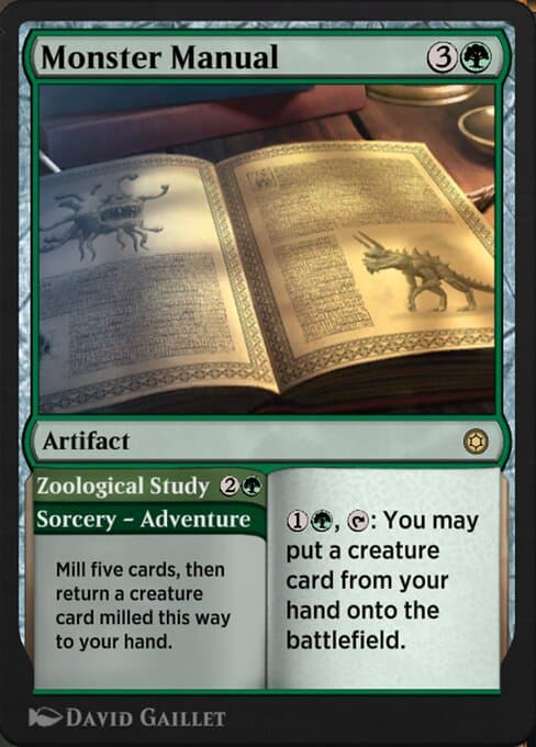 Monster Manual // Zoological Study from Alchemy Horizons: Baldur's Gate (Rare)