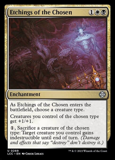 Etchings of the Chosen from The Lost Caverns of Ixalan Commander (Uncommon)