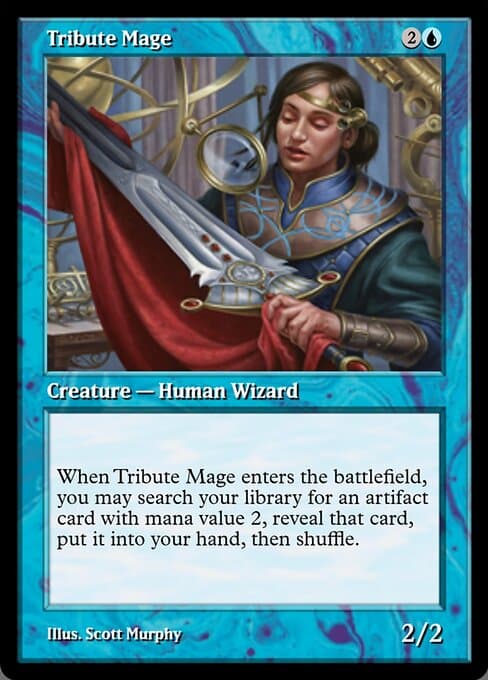 Tribute Mage from Magic Online Promos (Rare)