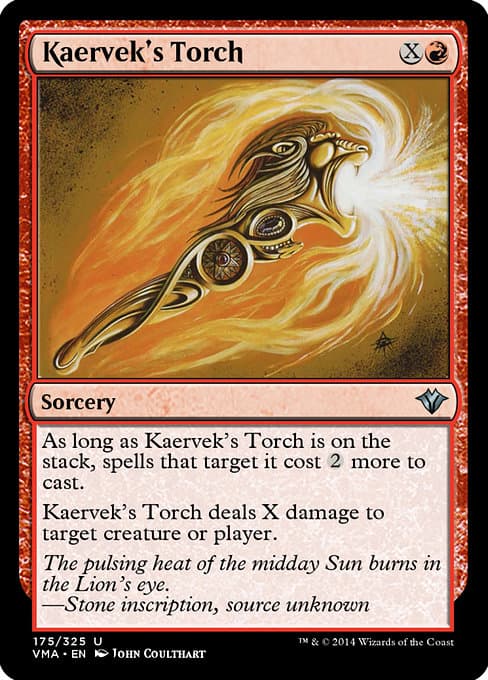 Kaervek's Torch from Vintage Masters (Uncommon)