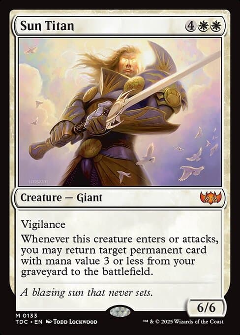 Sun Titan from Tarkir: Dragonstorm Commander (Mythic)