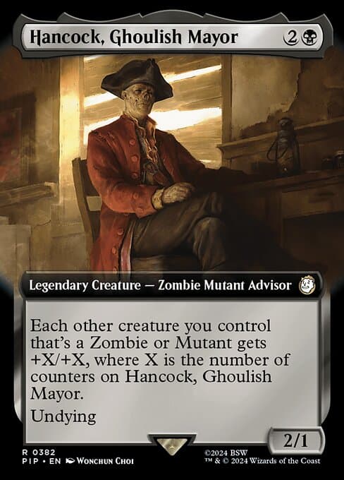 Hancock, Ghoulish Mayor from Fallout (Rare)