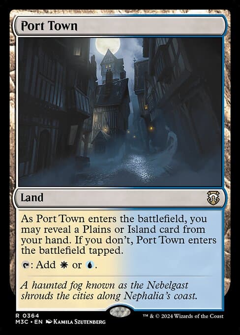 Port Town from Modern Horizons 3 Commander (Rare)
