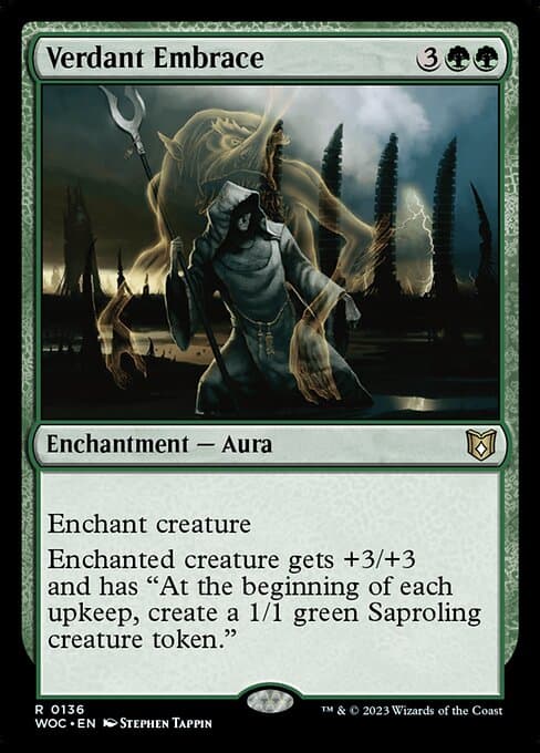 Verdant Embrace from Wilds of Eldraine Commander (Rare)