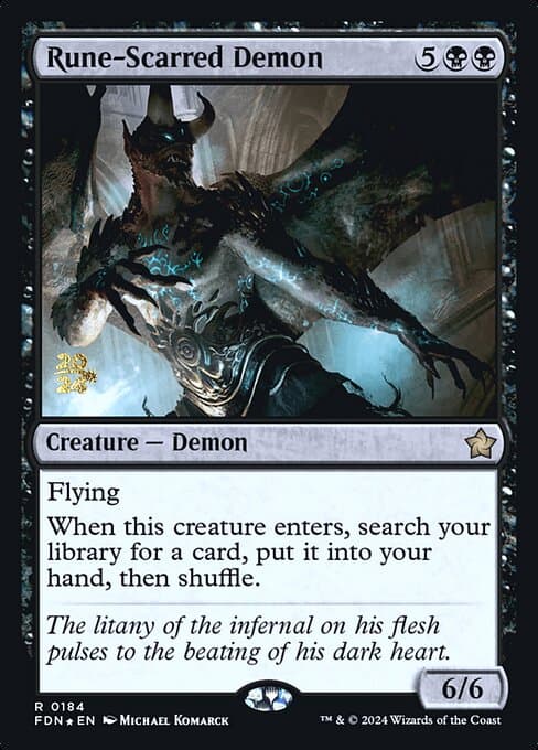 Rune-Scarred Demon from Foundations Promos (Rare)