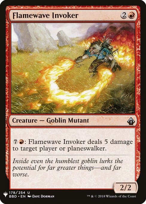 Flamewave Invoker from The List (Uncommon)