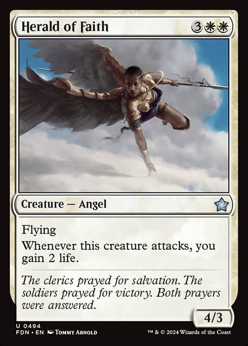 Herald of Faith from Foundations (Uncommon)