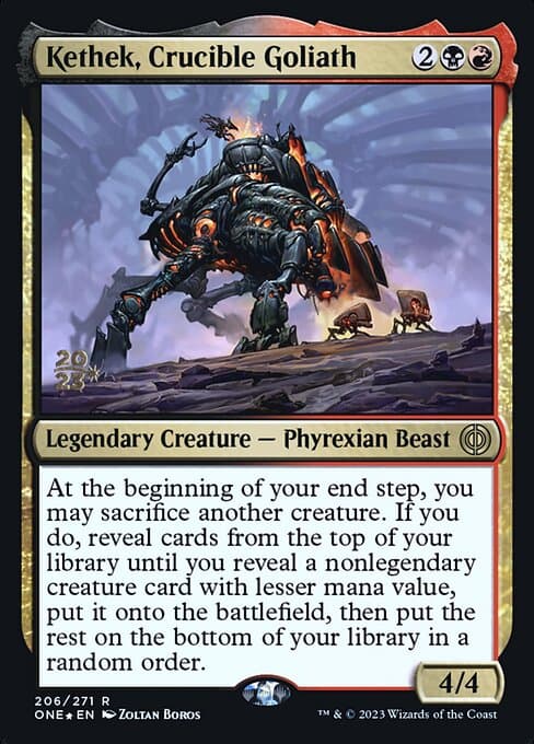Kethek, Crucible Goliath from Phyrexia: All Will Be One Promos (Rare)