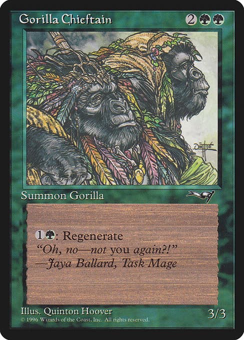 Gorilla Chieftain from Alliances (Common)