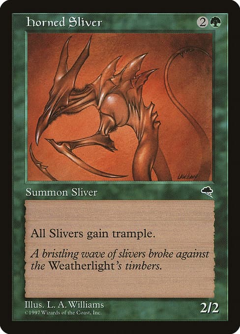Horned Sliver from Tempest (Uncommon)