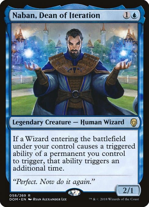 Naban, Dean of Iteration from Dominaria (Rare)