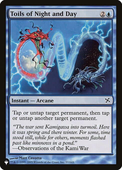 Toils of Night and Day from The List (Common)