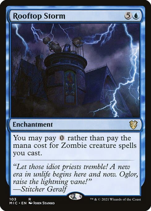 Rooftop Storm from Midnight Hunt Commander (Rare)