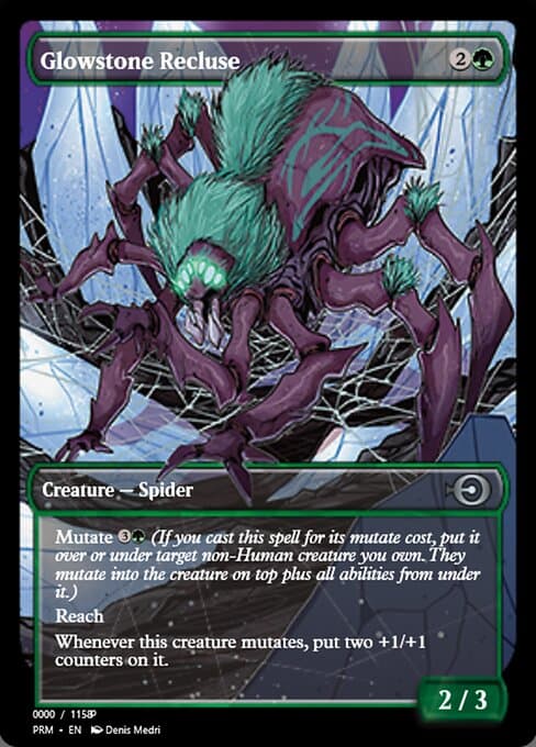 Glowstone Recluse from Magic Online Promos (Uncommon)
