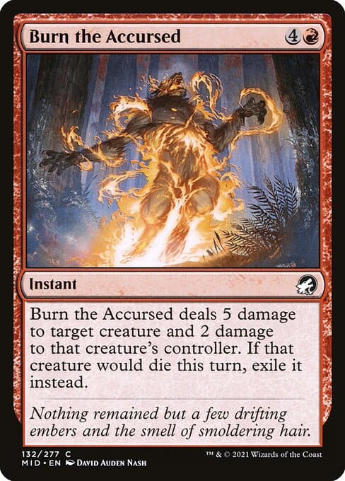 Burn the Accursed (Common)