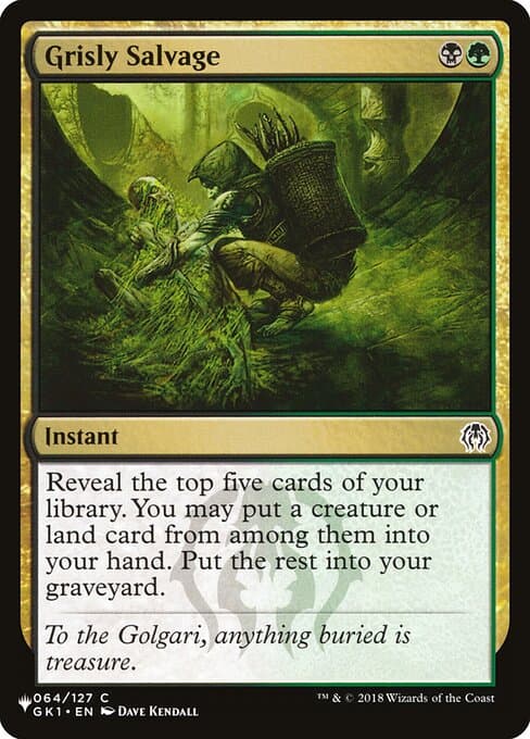 Grisly Salvage from The List (Common)