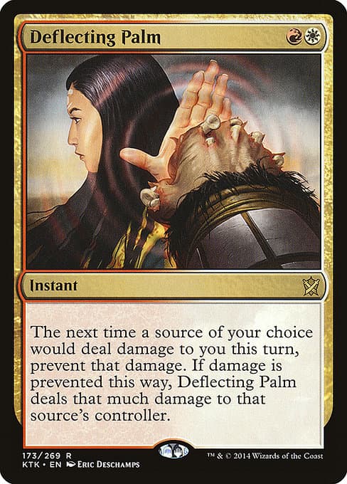 Deflecting Palm from Khans of Tarkir (Rare)