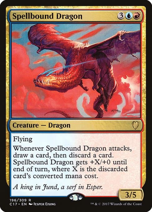 Spellbound Dragon from Commander 2017 (Rare)