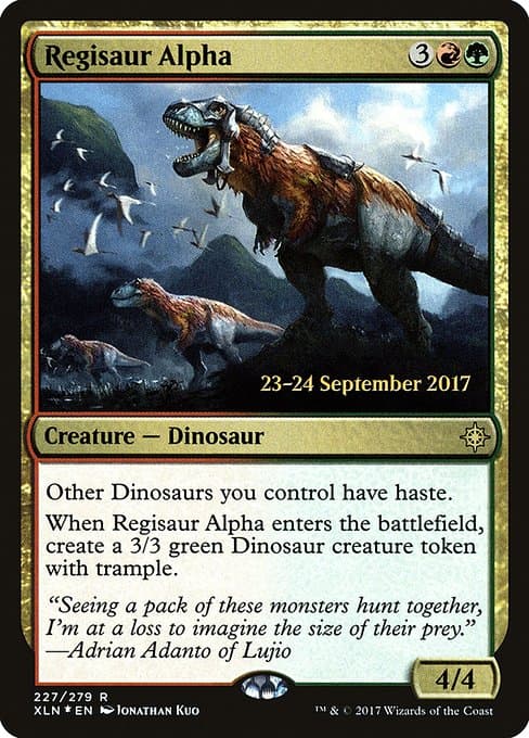 Regisaur Alpha from Ixalan Promos (Rare)