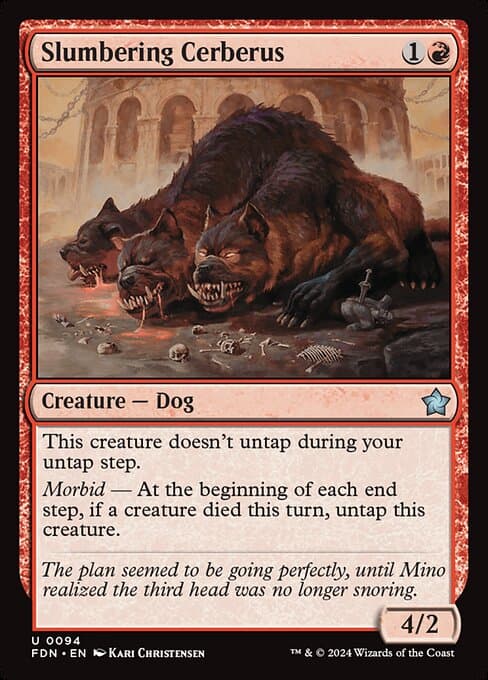 Slumbering Cerberus (Uncommon)