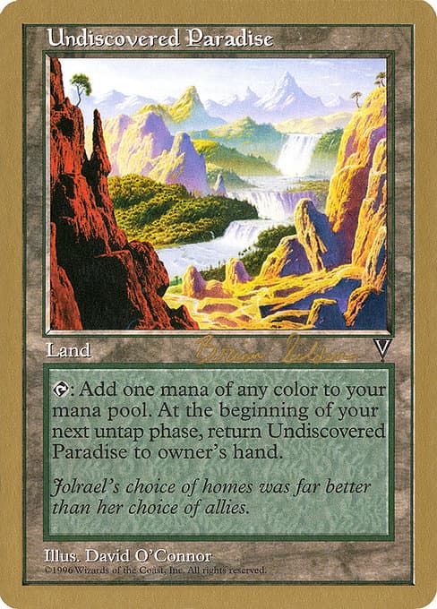 Undiscovered Paradise from World Championship Decks 1998 (Rare)