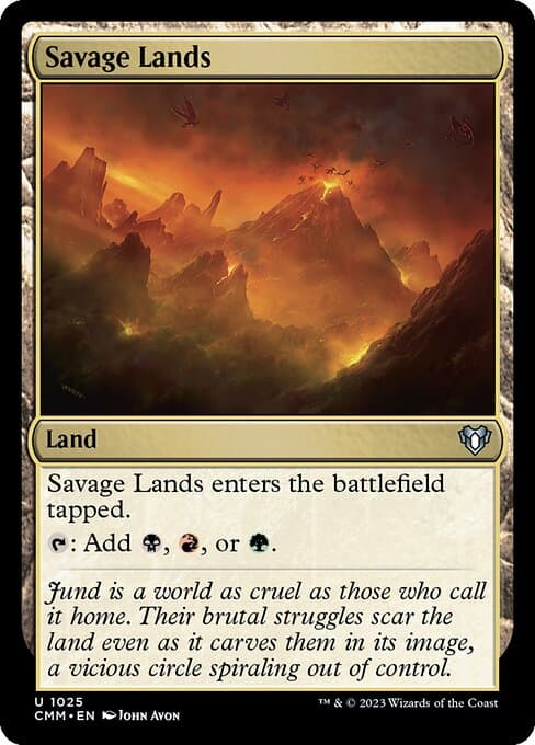 Savage Lands from Commander Masters (Uncommon)