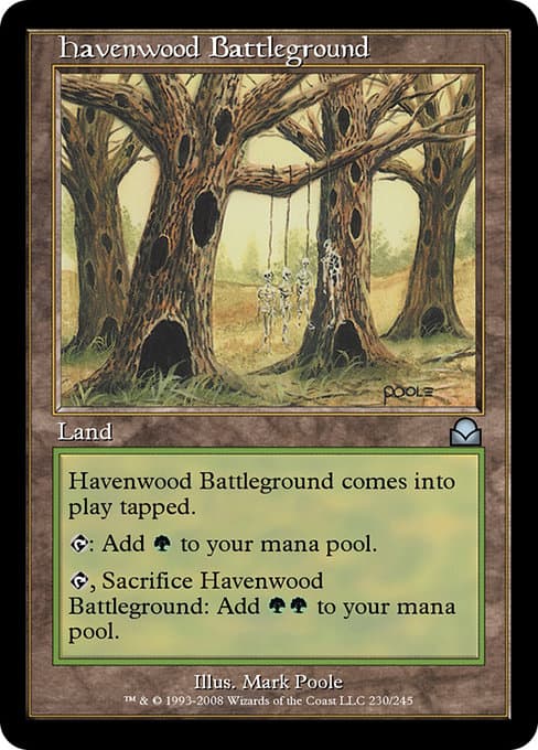 Havenwood Battleground from Masters Edition II (Uncommon)