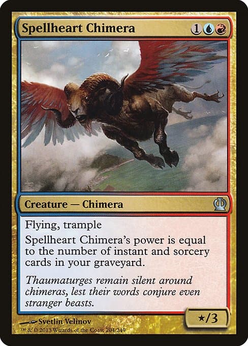 Spellheart Chimera from Theros (Uncommon)
