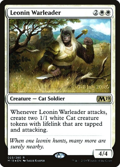 Leonin Warleader (Rare)
