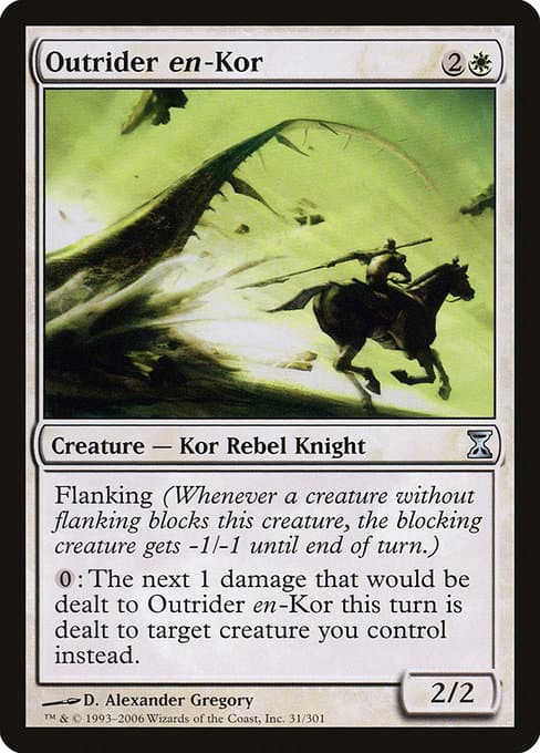 Outrider en-Kor from Time Spiral (Uncommon)