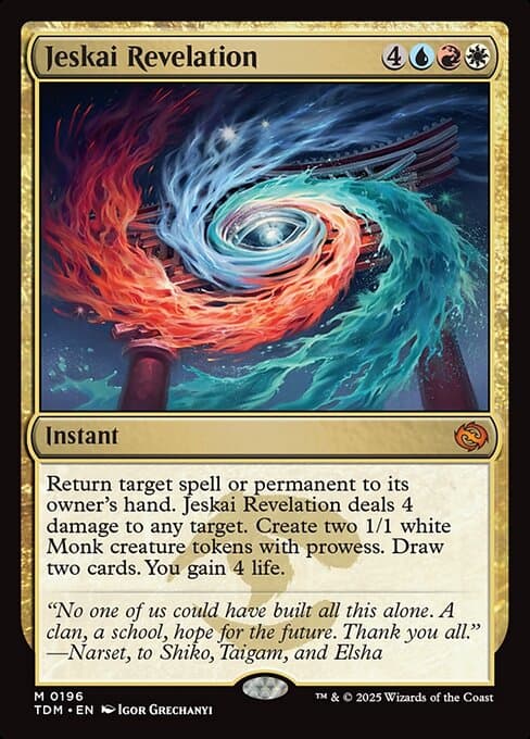 Jeskai Revelation from Tarkir: Dragonstorm (Mythic)