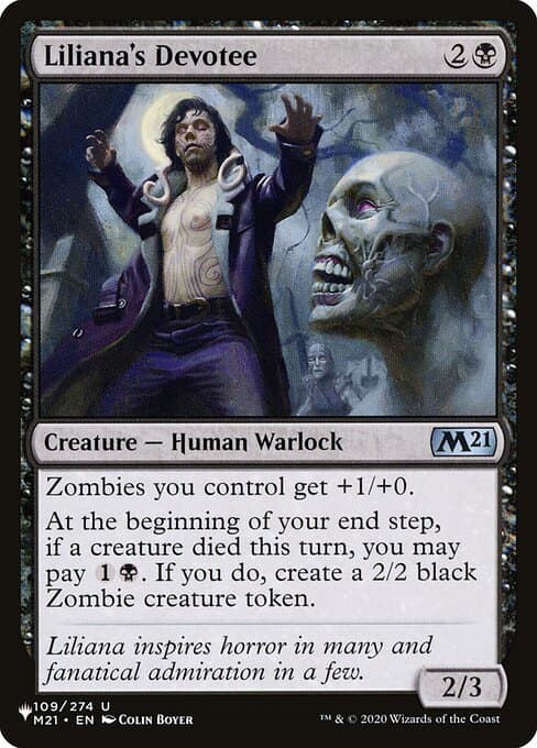 Liliana's Devotee from The List (Uncommon)
