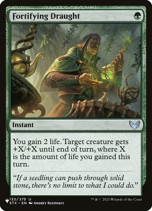 Fortifying Draught from The List (Uncommon)