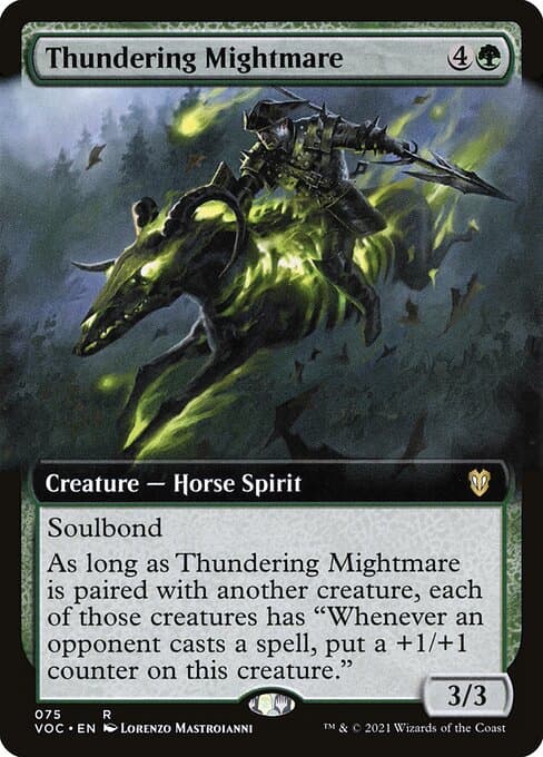 Thundering Mightmare from Crimson Vow Commander (Rare)